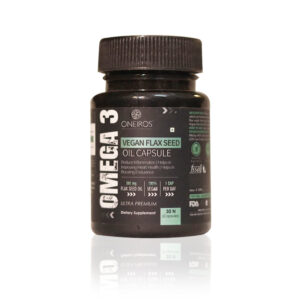 Omega 3 Vegan Flax Seed Oil Capsules